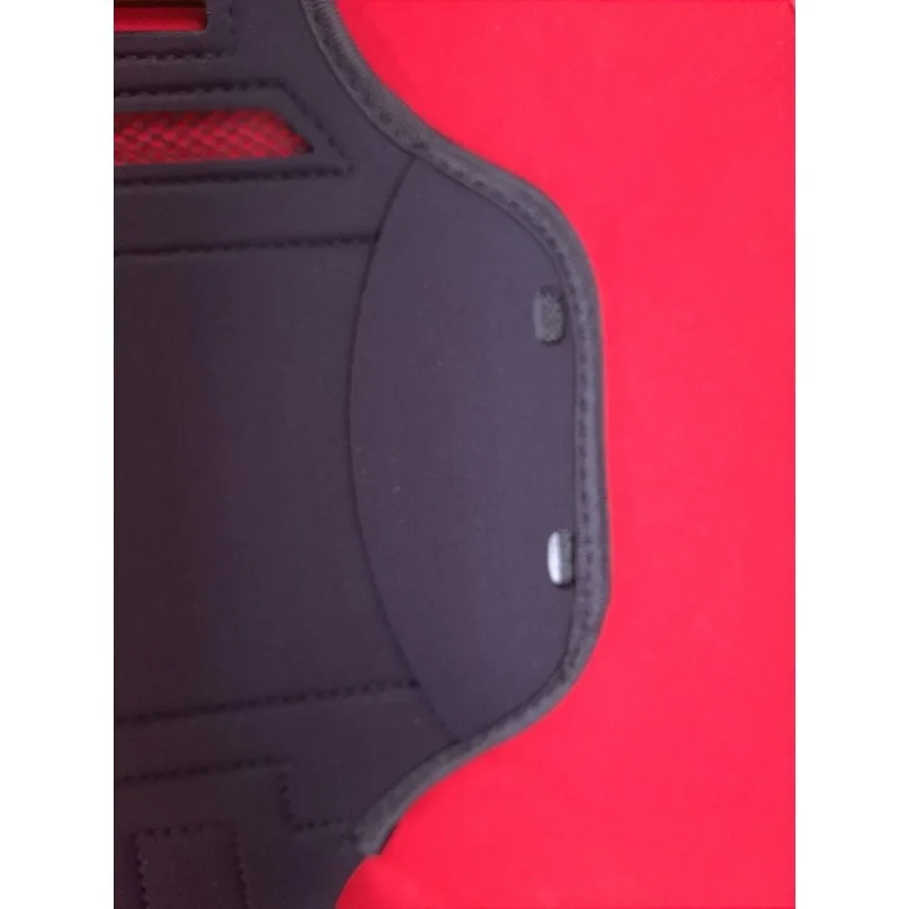 Sports Armband- Cell Phone Holder -Running /Jogging/ Gym  Black with Silver Trim